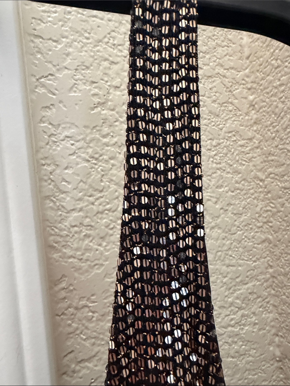 Sequin Scoop Neck Maxi Dress - Bronze - Picture 3 of 4